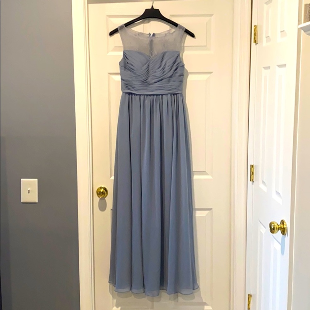 Dusty Blue Bridesmaid Dress